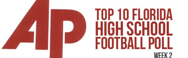 Associated Press Top 10 Florida High School Football Poll