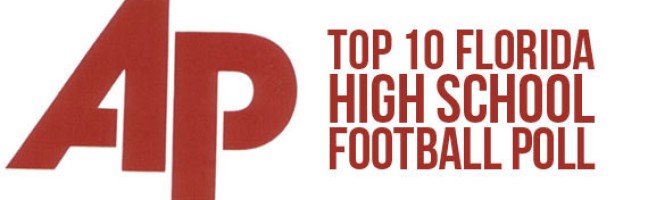 Associated Press Top 10 Florida High School Football Poll – Week 7