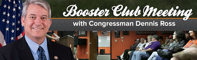 Booster Club Meeting with Congressman Dennis Ross